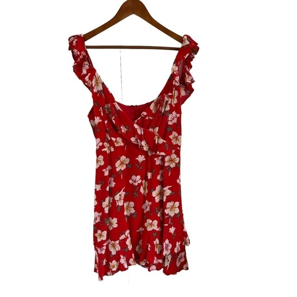 MAJORELLE x REVOLVE Salsa Floral Dress in Fruit Punch - Picture 3 of 10